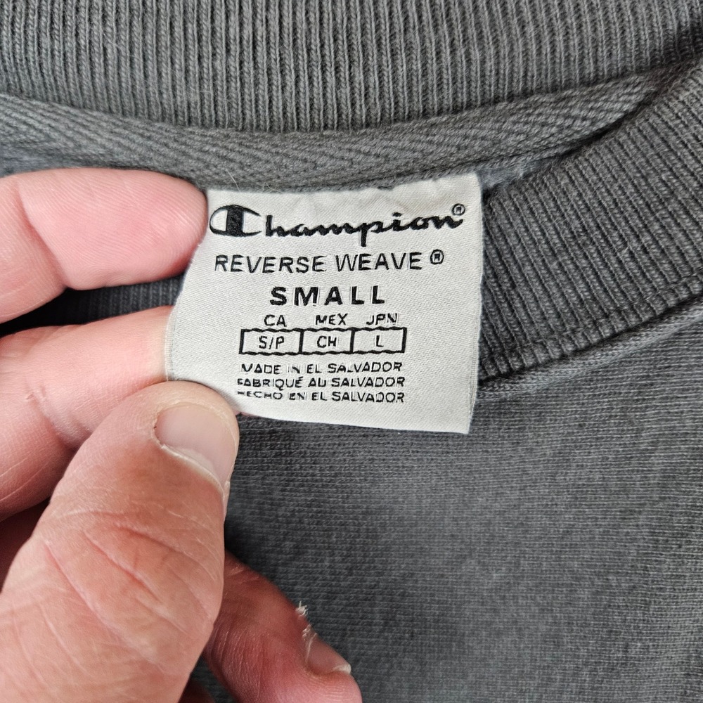 Champion Reverse Weave Mens Small TurboTax Now This Is Taxes Crewneck - Picture 6 of 10